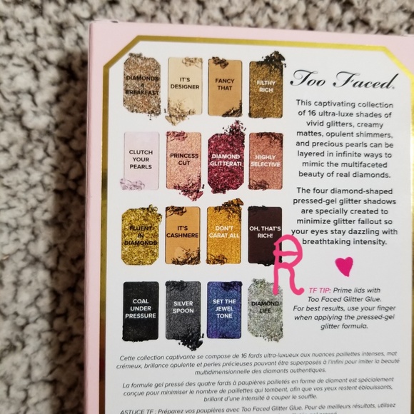 🔥TOO FACED PRETTY RICH DIAMOND LIGHT EYESHADOW 🔥 - Picture 3 of 8